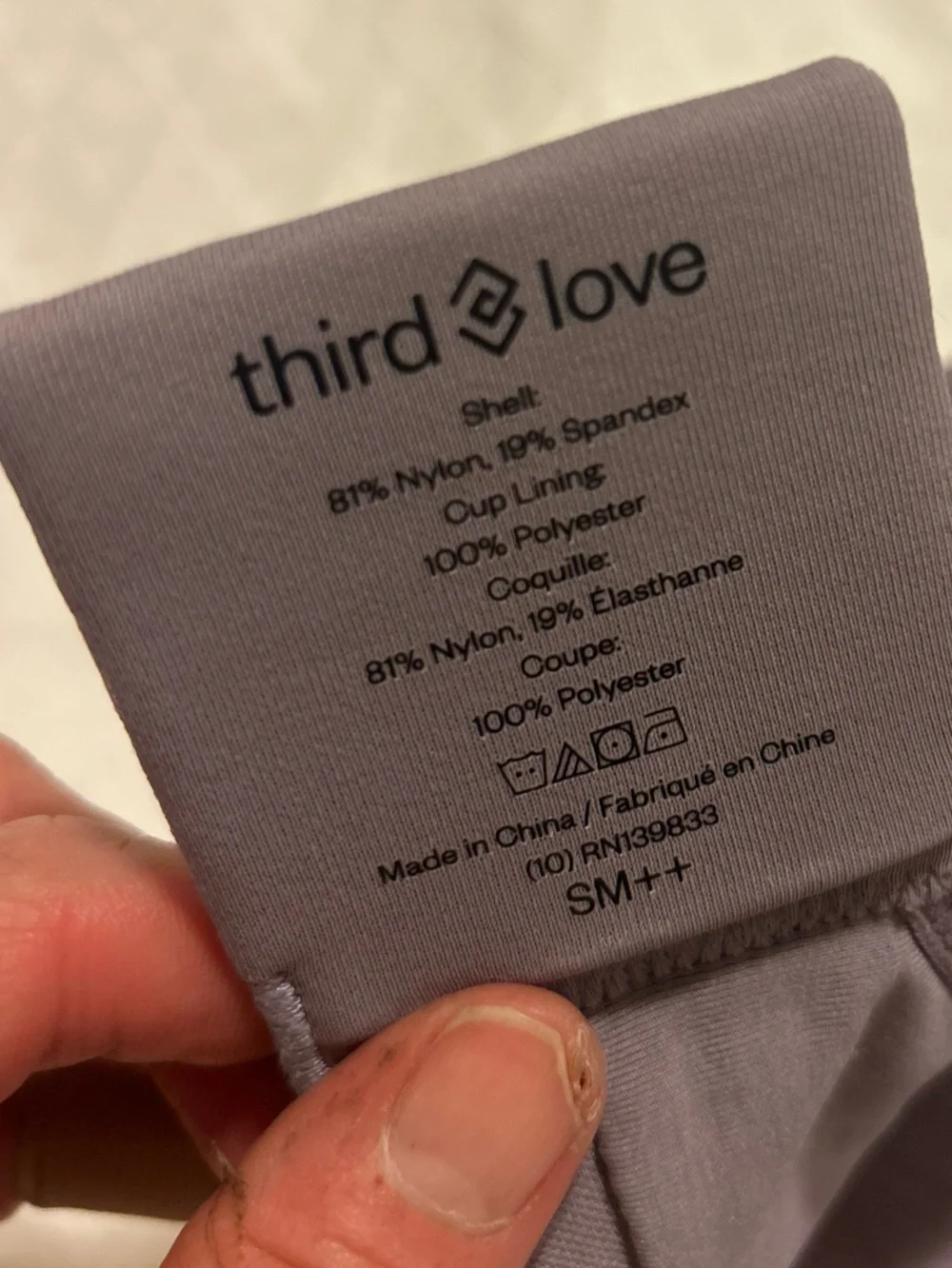 ThirdLove Wireless Bra in Lavender